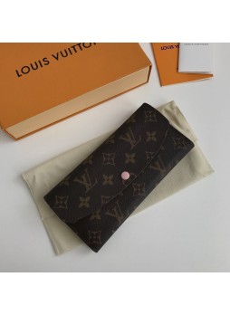 LV EMILIE WALLET ROSE BALLERINA